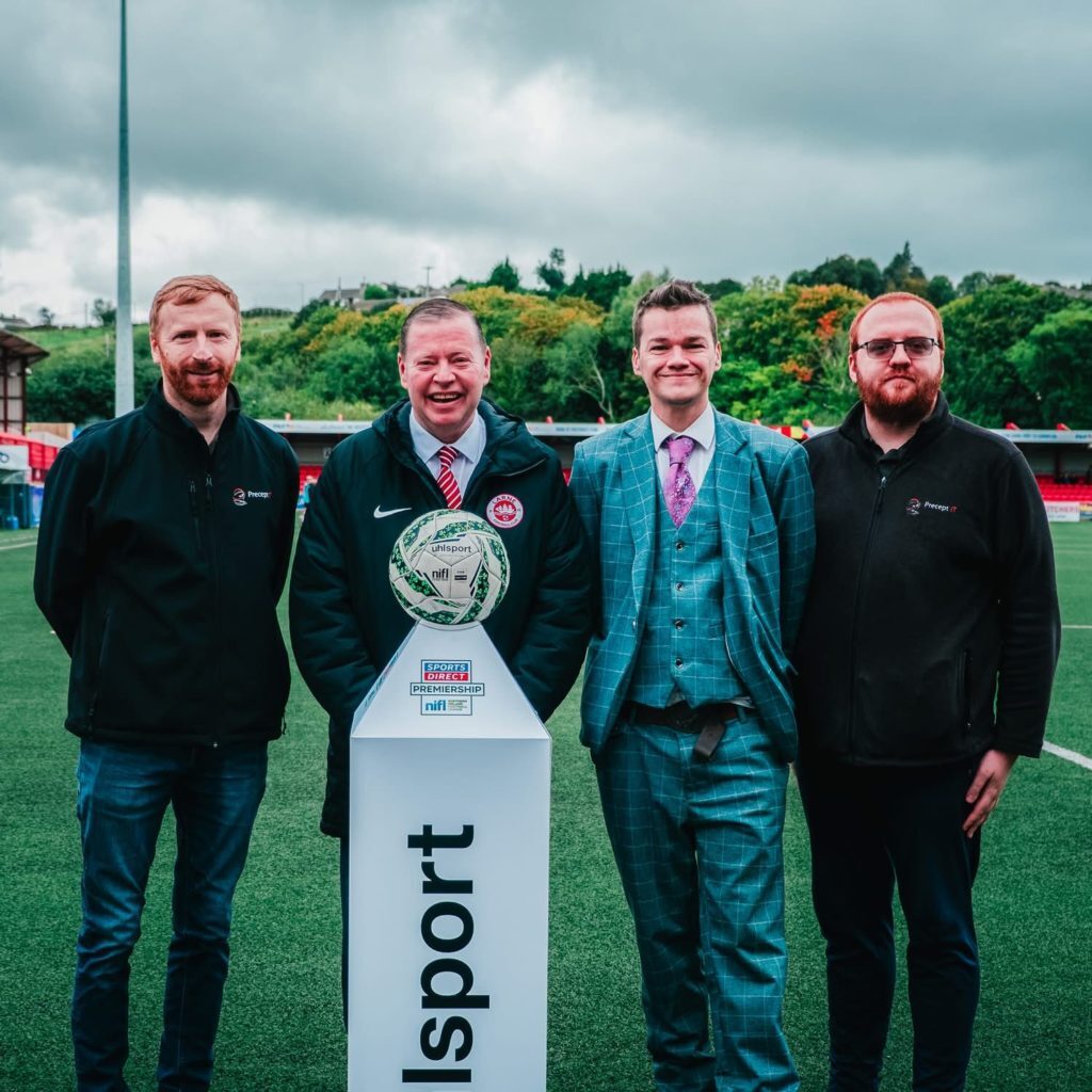 Precept IT Proud to Sponsor East Antrim Derby at Inver Park
